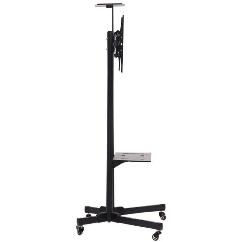 مستقرة التلفزيون المحمول حامل رفوف حامل مع عجلات ل LCD LED البلازما شقة لوحات صالح ل 32 بوصة إلى 65 بوصة