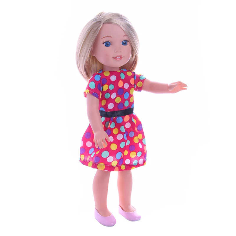 Luckdoll 12 стилей кукольная одежда выбрать(изящное платье и довольно костюм) подходит для 14,5 дюймов Wellie благожелателей куклы, одежда Стенд 10 шт./упак