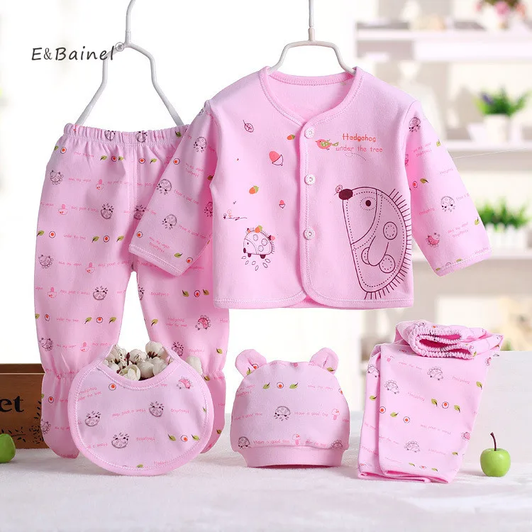 e bainel 5 adet takim yenidogan bebek giyim setleri bebek kiz erkek giysileri sicak marka bebek hediye bebek pamuk karikatur ic camasiri 0 3mont baby brand clothing baby clothingbaby clothing brands aliexpress