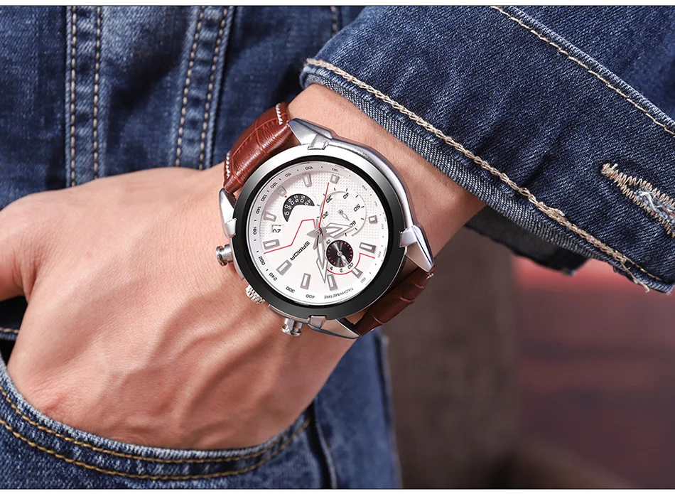 SANDA мужские s часы лучший бренд класса люкс водостойкий хронограф кварцевые часы мужские модные уличные спортивные часы Relogio Masculino 5005