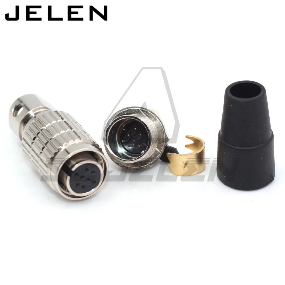 HR25-7TP-8S plugHR25-7TR-8P soquete, encaixe cabo 8pin cabo plug connectors