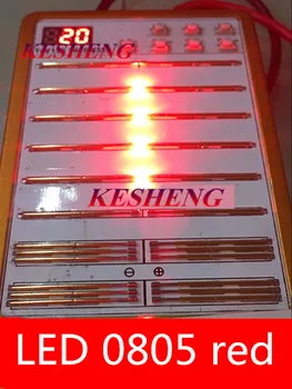 

LED SMD 0805 Red Diodes SMD LED 0805 SMD Diode 2.0*1.2*0.8mm 0805 smd led 2000PCS Red light-emitting diode 620-625nm