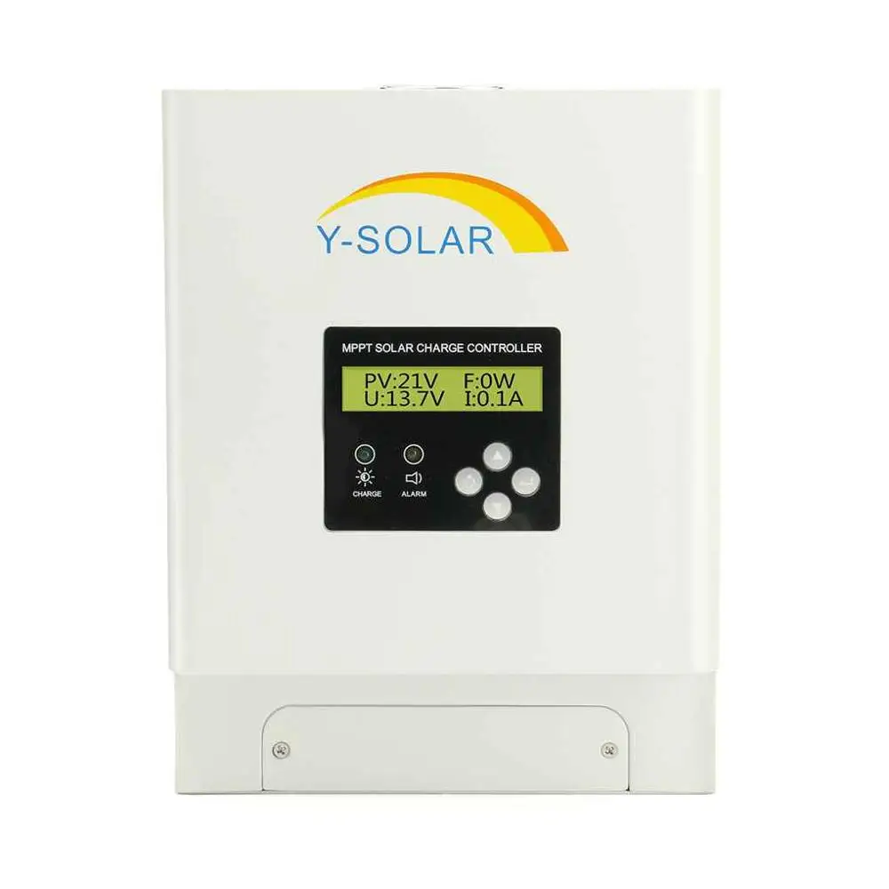 

60A MPPT Smart Charge Controller 48V/36V/24V/12V MPPT Solar Charge Controller Solar Panel Battery Regulator Dual Fan Cooling
