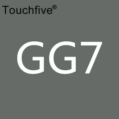 TOUCHFIVE опционально цвет соответствия искусство маркеры Кисть ручка эскиз на спиртовой основе маркеры двойная головка манга ручки для рисования товары для рукоделия - Цвет: GG7