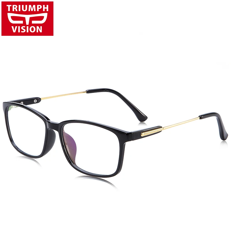 

TRIUMPH VISION Myopia Optical Eye Glasses Male Transparent Square Eyewear Frames Men Spectacle Frame Clear Lens Eyeglasses