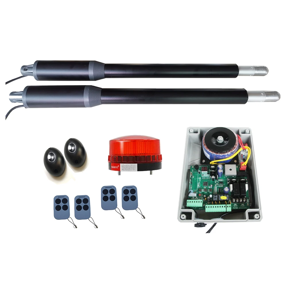 US $248.25 Linear Actuator Total 300Kgs Engine Motor Electric Gates Automatic Swing Gate Opener Piston Stroke Swing Gate Door Opener