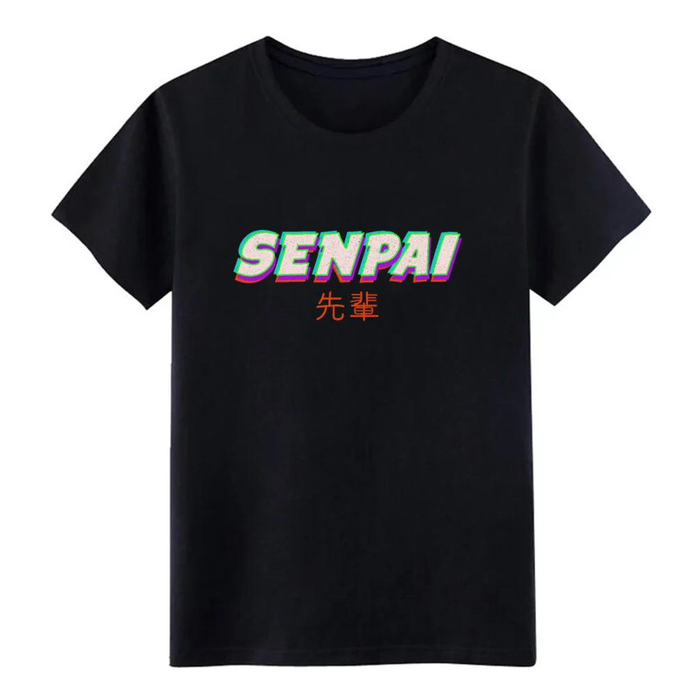 Big Sale  Men's Cool Senpai Japanese Anime Manga Mentor Gift t shirt Designs Short Sleeve Crew Neck gents Int 