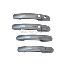 Dongzhen 8pcs Car Styling Car Door Handle Cover Trim fit for Suzuki Scross Sx4 2014 ABS Chrome Exterior Accessories Auto