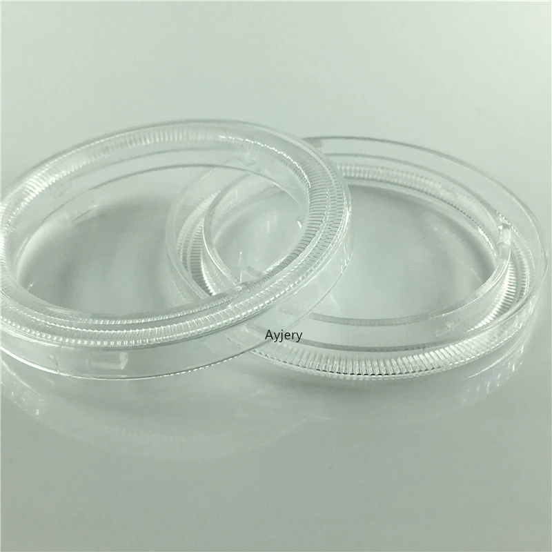 

AYJERY 2 PCS Angel Eyes 60mm 70mm 80mm 90mm 100mm 110mm 120mm Halo Ring Lampshade Motorcycle Cover High Quati Plastic Cover