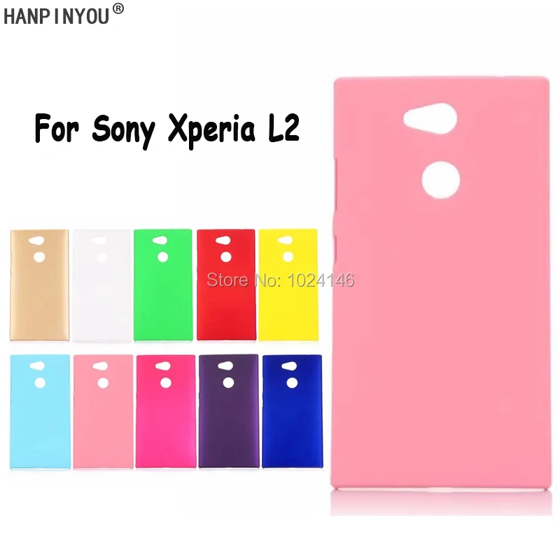 For Sony Xperia L2 / Dual H3311 H3321 H4311 5.5&quot New Slim Matte Hard Plastic Case Candy Color Frosted Anti-fingerprint PC Cover |