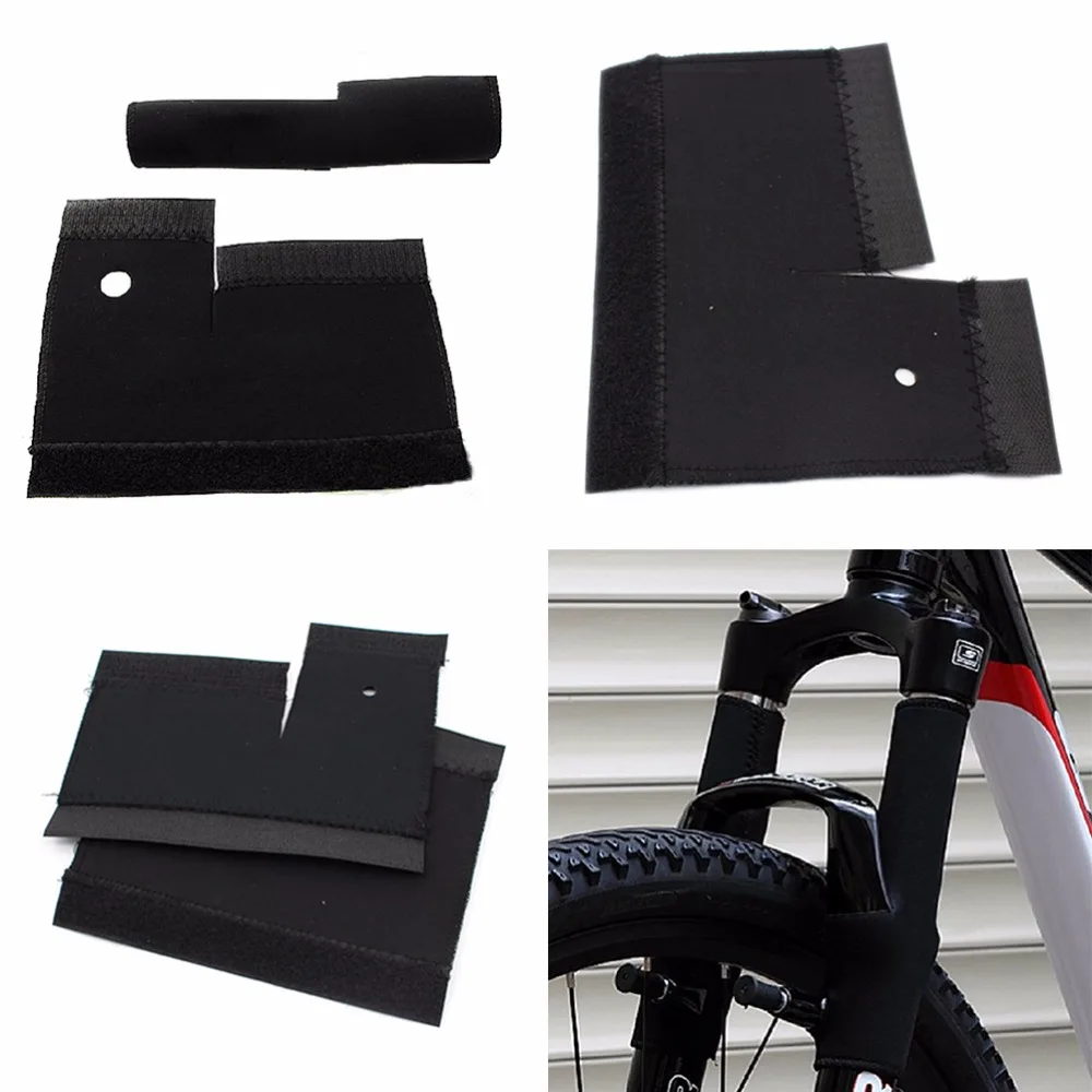

2PCS/lot Bicycle Frame Chain Protector Cycling MTB Bike Front Fork Protective Pad Guard Wrap Cover Set Bicycle Accessories