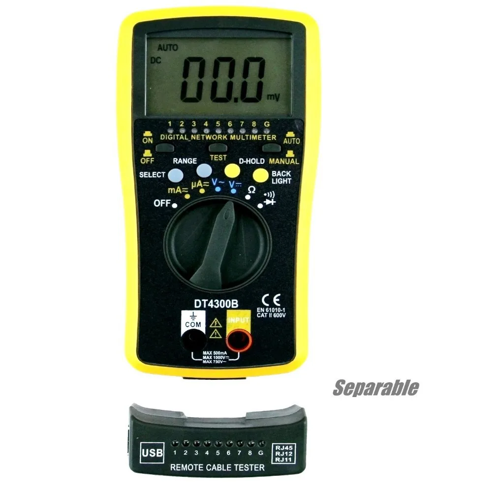 Auto Range Digital Multimeter Dt4300b Cable Test Multimeter Software Multimeter Digitalmultimeter Brands Aliexpress