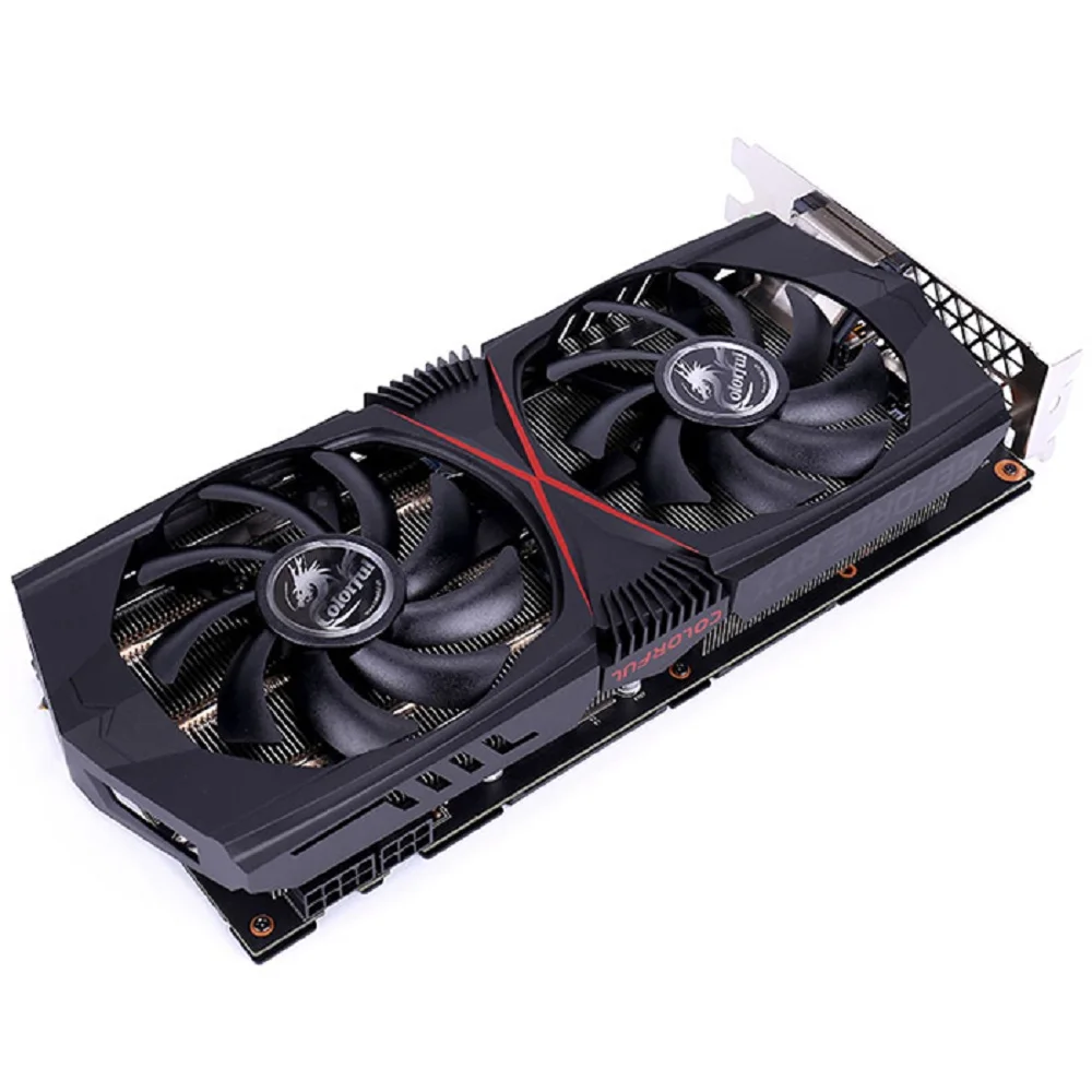 Оригинальная Красочная видеокарта GeForce RTX 2060 Gaming GT 6GB 1365MHz GDDR6 192bit 12nm HDMI DVI DP