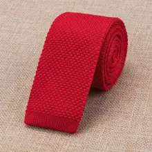 HH-301 Hi-Tie бренд красный Gravata 6 см тонкий галстук классический однотонный вязаный шеи галстуки для мужчин Бизнес Свадьба вечеринка