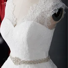 RSS6 Подгонянный свадебный пояс кристалл