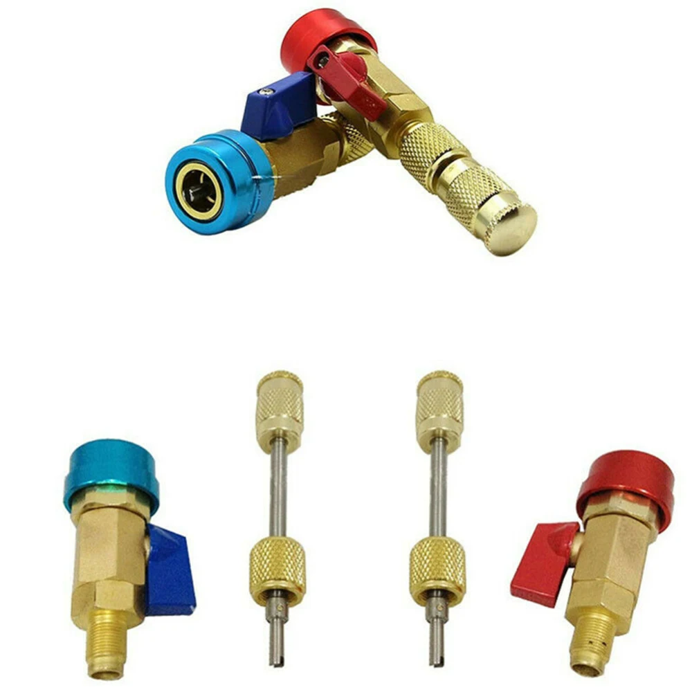 

Car Air Conditioning Valve Core R134a Quick Remover Installer Low Pressure Refrigerant Freon Adapter Kit Valve Core Remover Tool
