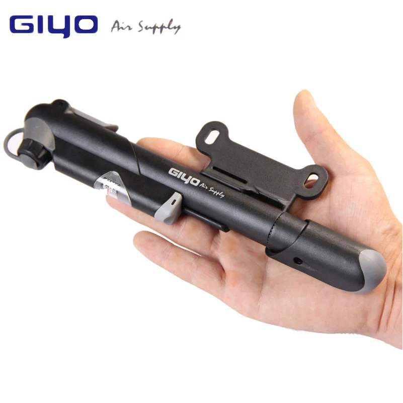 GIYO AV/FV Valve Bike Pump Adaptors MTB Road Bicycle Pump With Gauge Mini Cycling Pump Presta Schrader Tire Bicycle Air Inflator