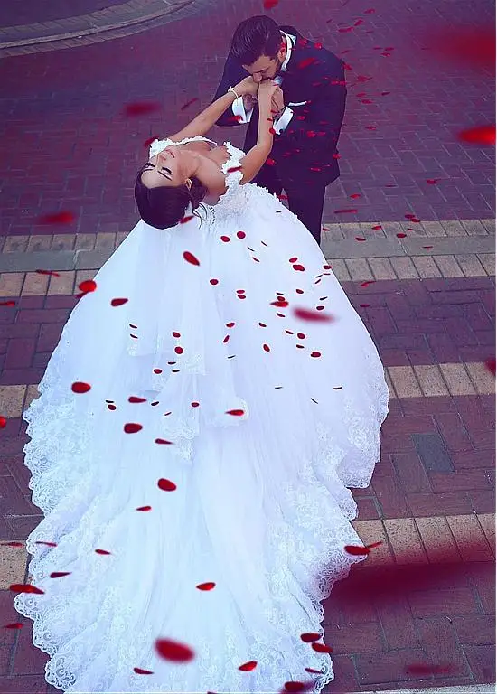Винтажное Vestido De Noiva 2019 мусульманское свадебное платье бальное платье с цельнокроеным рукавом Тюль с бусами Дубай арабское свадебное