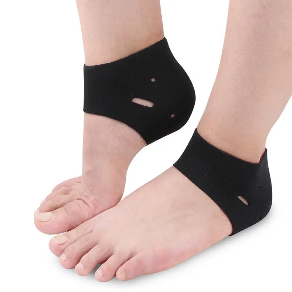 1Pair Black Shoe Back Heel Inserts Insoles Elastic Cloth Inserts For Womenin Inserts & Cushions