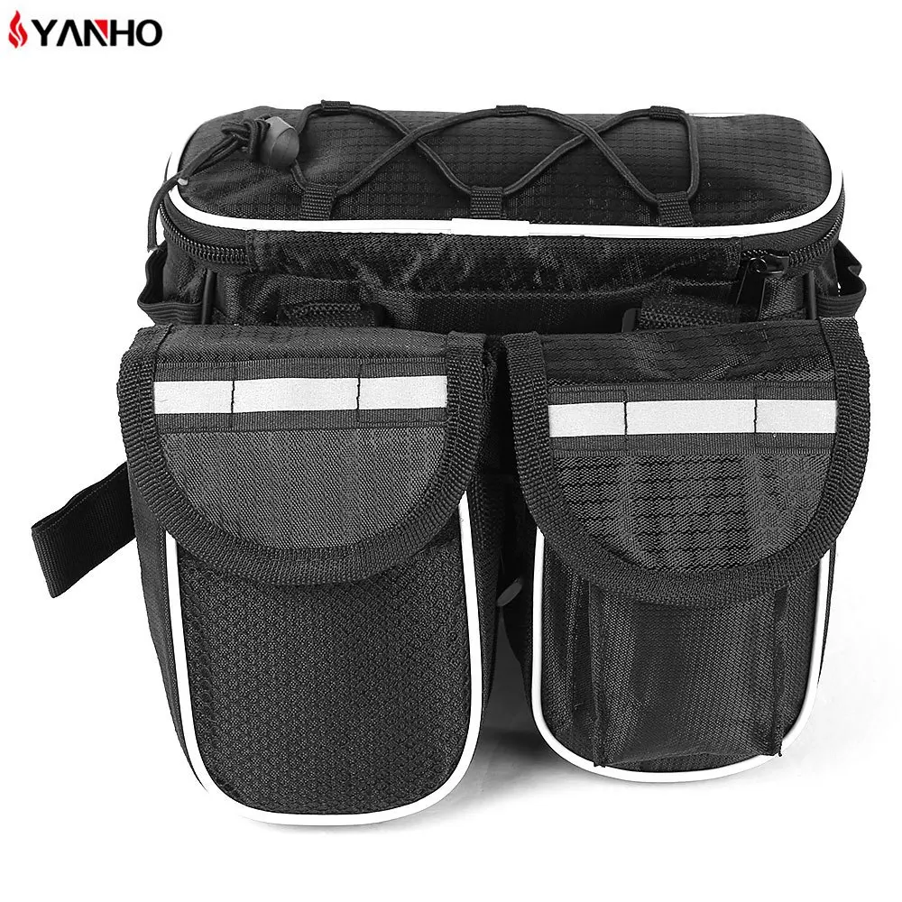 YANHO Cycling Packet Bag Bike Bicycle Bag Practical with Reflective ...