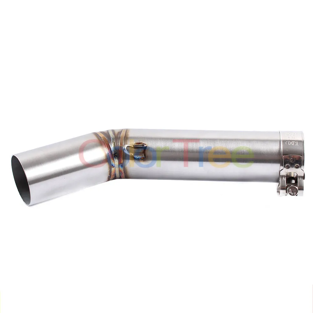 

For SUZUKI GSX R600 2006 Exhaust Mid Link Connect Modified Pipe Tube Motorcycle Muffler Mid Pipe Stainless steel