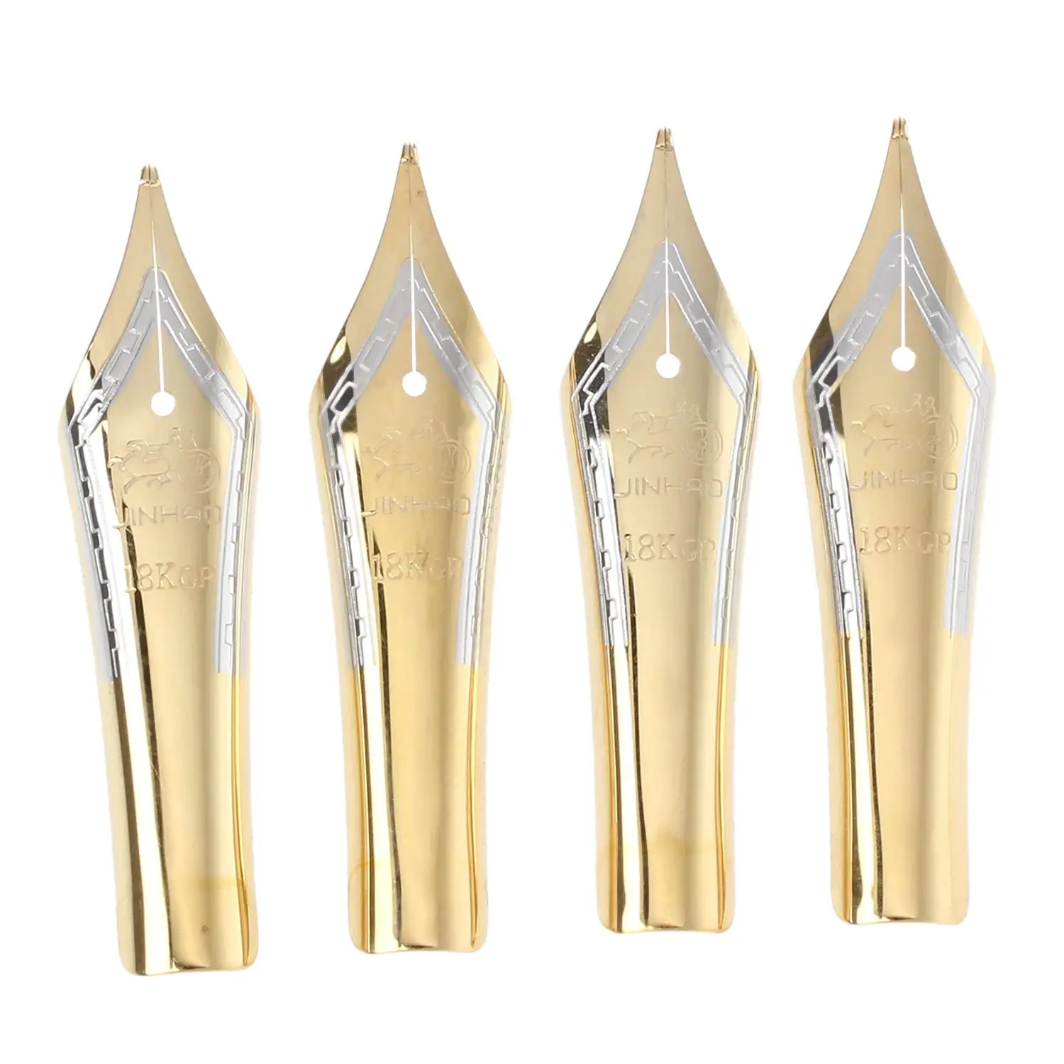 

PPYY NEW -4Pcs/Lot Jinhao 159 450 599 750 baoer 388 Fountain pen Universal design large Pen nib Gold tip 0.5mm