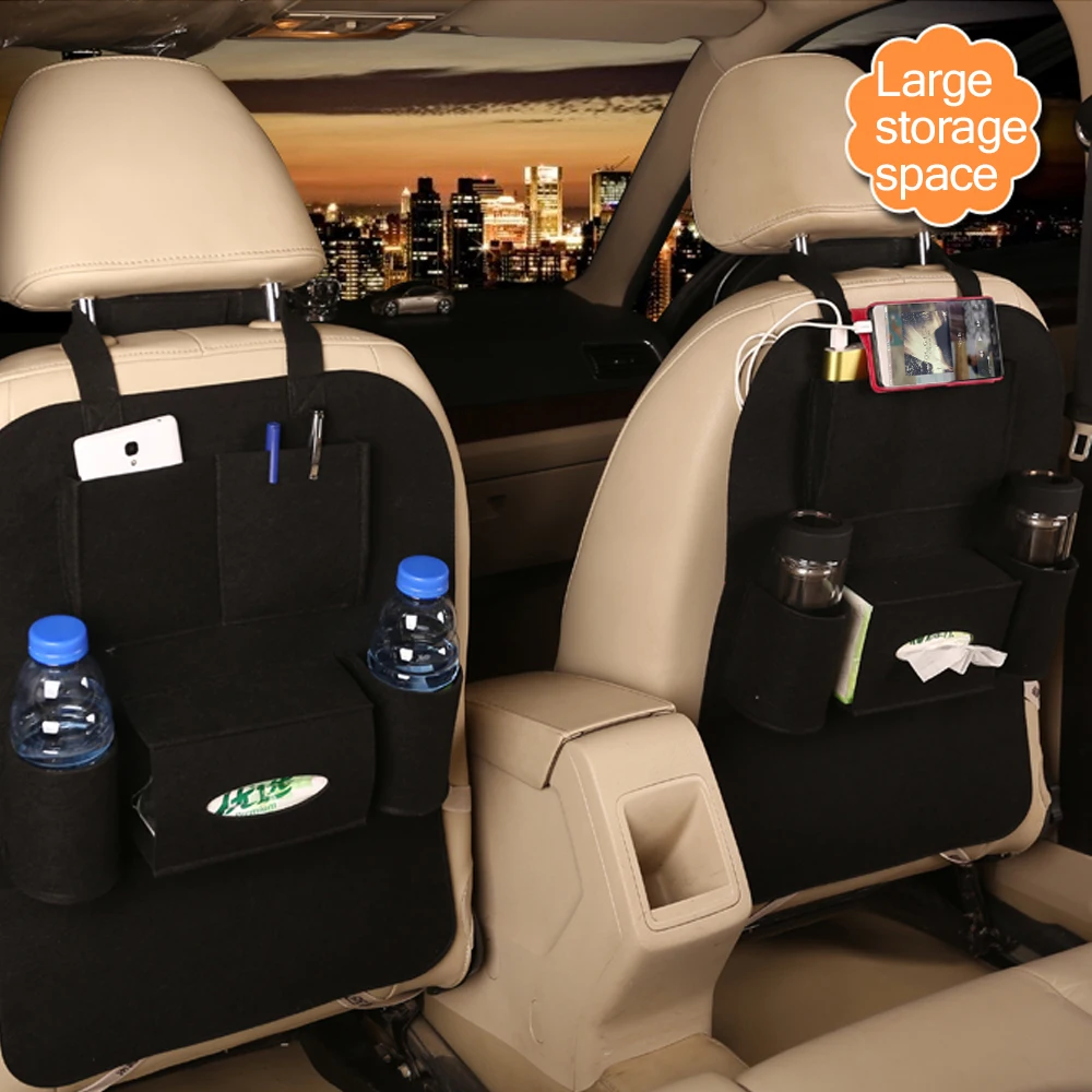 

Multi Pocke Car Seat Back Bag Organizer Multi-Function Vehicle Backrest Bag Car Hanger Car Accessories Car Seat Storage Styling