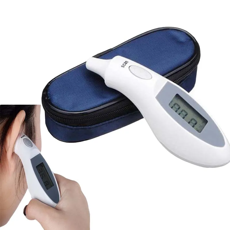 mini digital Infrared thermometer lcd household Ear IR Thermometer