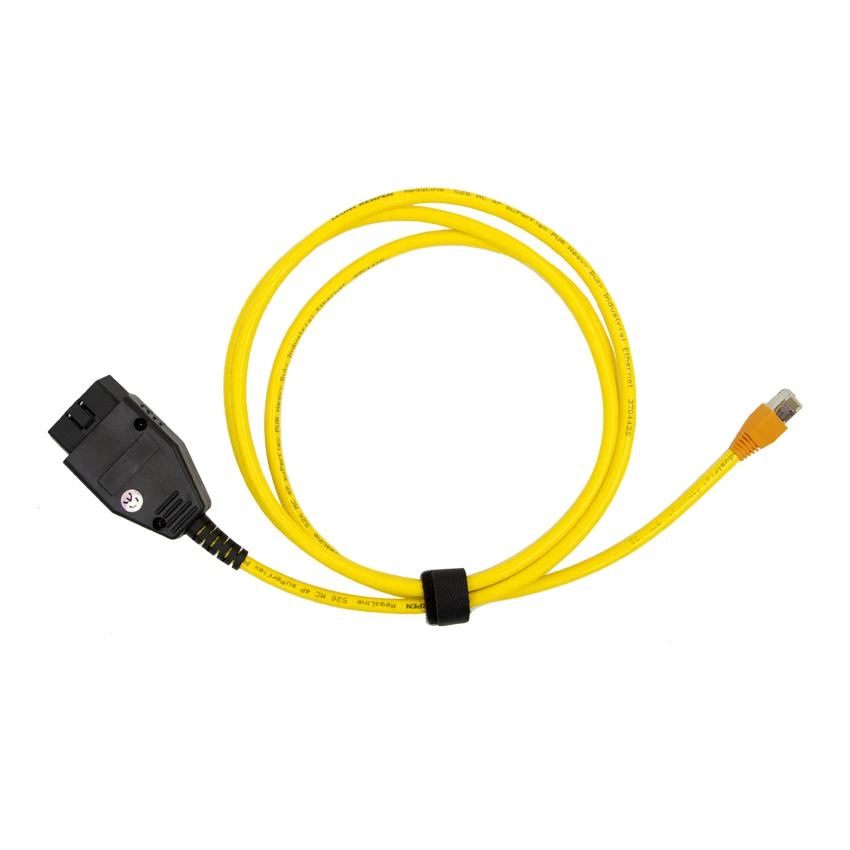 high quality auto inspection equipment Quality ENET cable for BMW F-series ICOM OBD2 Coding Diagnostic Cable Ethernet to Data OBDII Coding Hidden Data Tool small car inspection equipment