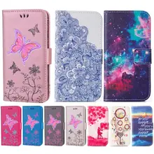 Чехол-портмоне с откидной крышкой чехол для Fundas samsung Galaxy S9 S8 плюс S7 S6 край S5 S4 S3 A3 A5 j3 j5 j7 A7 чехол Чехол с рисунком бабочки DP99B
