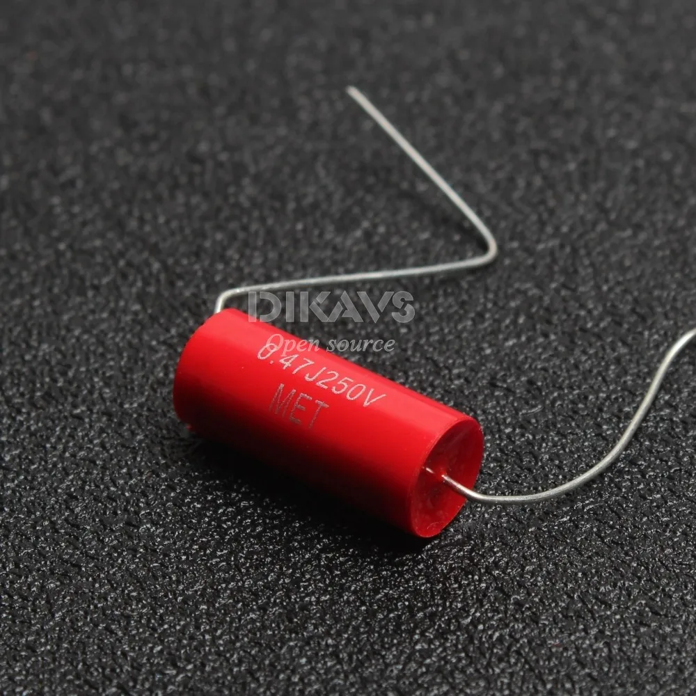 

5Pcs Audiophiler Axial MKP 0.47uF 250v DC HIFI DIY Audio Grade Capacitor for Tube Guitar Amps