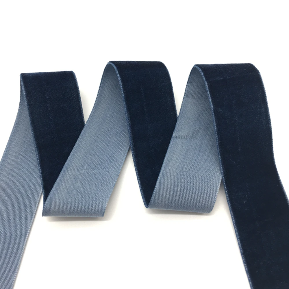 Buy 3 yards/lot 1"(25mm)Wide Navy blue Velvet Ribbon