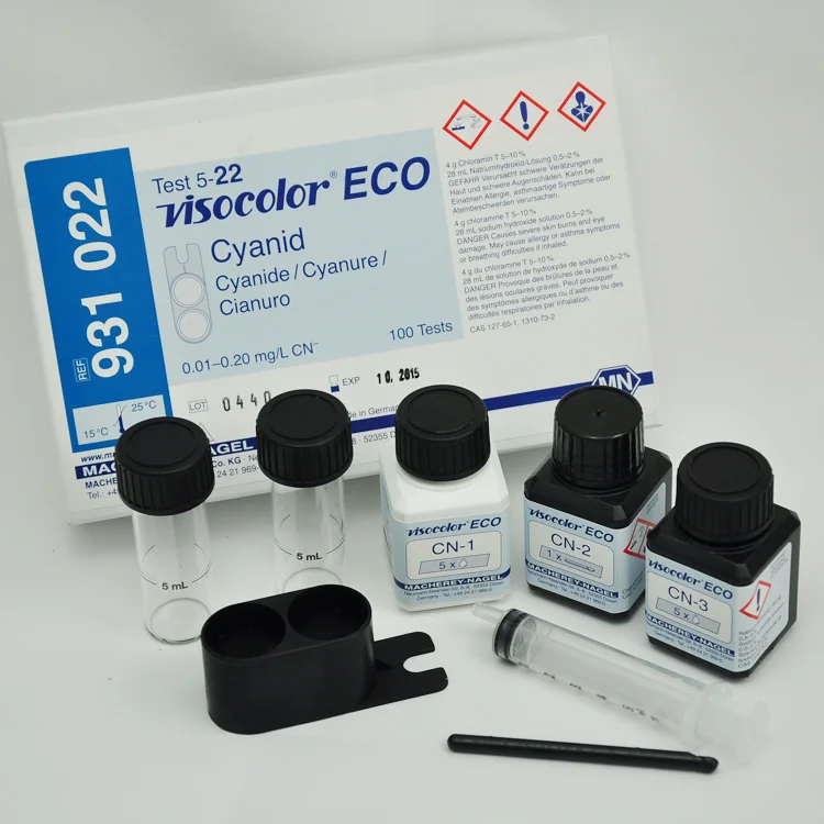 

Cyanide Test Box Hardware Electroplating Chemical Wastewater Cyanide Content Test Box Cyanide Concentration Colorimetric Box