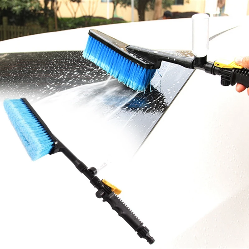 Щетка для мытья автомобиля, инструмент для очистки воды, мягкая щетина, длинная щетка для пыли с ручкой