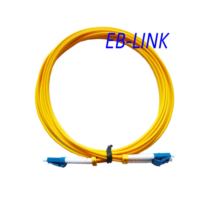 Optical Fiber Patch Cord Cable,LC/PC LC/PC,3.0mm Diameter,Singlemode 9/