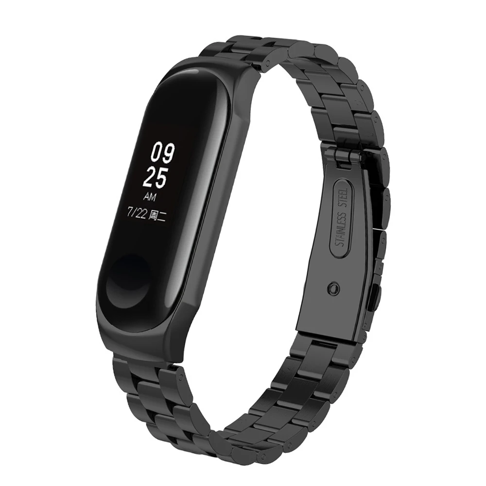 

Mi band 4 Metal Strap for Xiaomi Mi Band 4 Bracelet Screwless Xiaomi MiBand4 Bracelet Xiomi MiBand 4 Wrist Band Steel black band