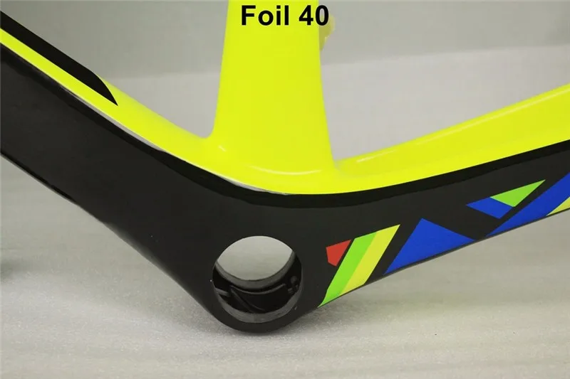 Discount Good Quality Foil carbon bike frame internal Cabling Road Bicycle Frame OEM Painting colors are available carbon frames 10