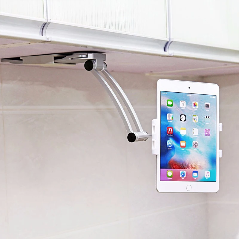 Скск держатель телефона для Кухня планшет крепление 2-в-1 стены столешницы подходит для 13,4 см к 19 см Ширина и для iPhone samsung