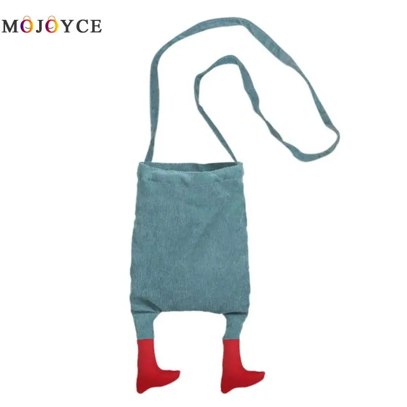 

Kids Cute Feet Cartoon Shoulder Bag Women Mini Canvas Handbags Girl Solid Crossbody Bags carteras y bolsos de mujer