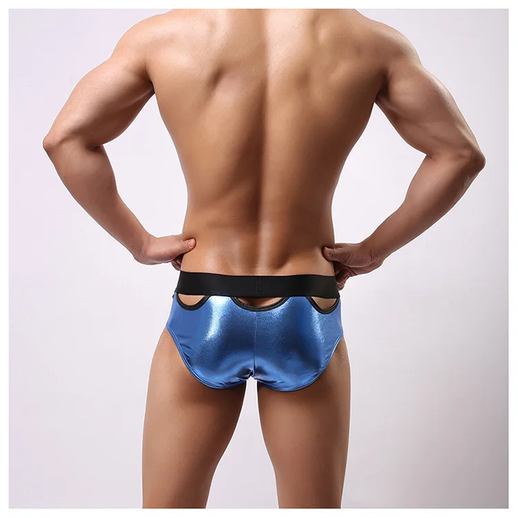 Мужские позолоченные гофрированные трусы тонкая работа вкус мужские masculina