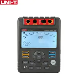 UNI-T UT511 1000 V 10gohm цифровой измерители сопротивления изоляции UT511 вольтметр Авто Диапазон мегомметром