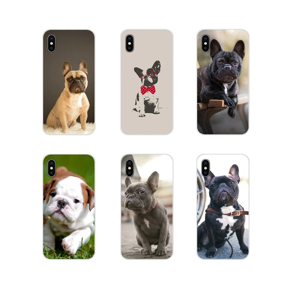 Чехол для Xiaomi Mi4 Mi5 Mi5S Mi6 Mi A1 A2 5X 6X 8 9 Lite SE Pro Max Mix 2 3 2S Hot Sweet French Bulldog Animal Dogs Customize |
