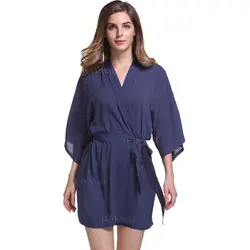 Новый стиль, женская хлопковая одежда для сна, летний халат кимоно, халат, сексуальный Свадебный пеньюары домашний халат 010708