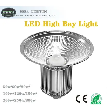 

100W Integrated LED Industrial Lighting High Bay Light Lamp Warehouse Ceiling Factory Floor Lighting LED Mining White