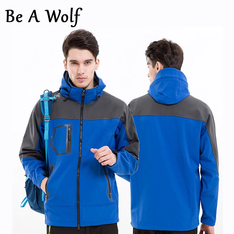 Be A Wolf – veste polaire chauffante pour homme et femme, vêtement  d'extérieur, coupe-vent, résistant à l'eau, Softshell, idéal pour la  randonnée et le Camping, 201 - AliExpress