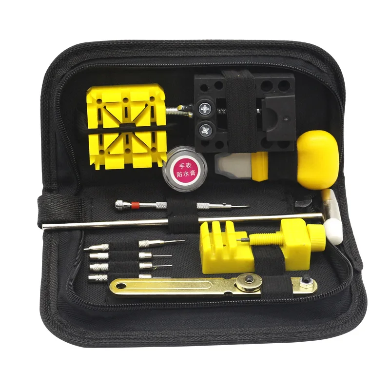 

NEW Watch Tools Watch Repair Tool Kit Set Watch Opener Link Spring Bar Remover Tools Screwdriver Set Link Pins Cleaning Cloth
