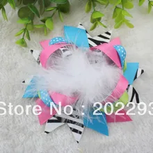 4.5 дюйм(ов) подарок Луки с пером, смешивать цвета, дешевые, продавать горячий