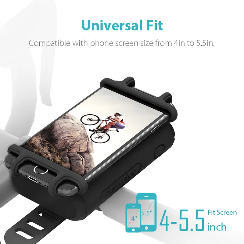 Romoss UR01 10000mAh Power Bank 2 in 1 Portable Charger With Bike Phone Mount Holder External Battery Pack For Smartphone Xiaomi Romoss UR01 10000mAh Power Bank 2 in 1 Portable Charger With Bike Phone Mount Holder External Battery Pack For Smartphone Xiaomi