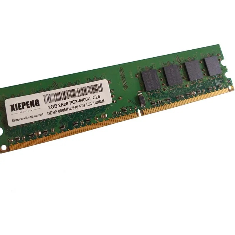 2GB DDR2 800MHz 4GB 2Rx8 PC2-6400U 4G PC2 5300 NON ECC RAM for DELL Precision WorkStation 390 T3400 380 Extreme Edition Desktops