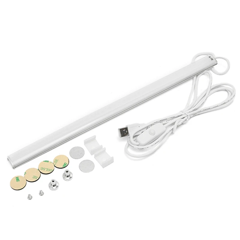 LED Rigid Strip Hard Bar Light 5W SMD 5730 USB Switch Adjustable Night Tube Magnet Lamp Desktop Lighting DC5V | Лампы и освещение
